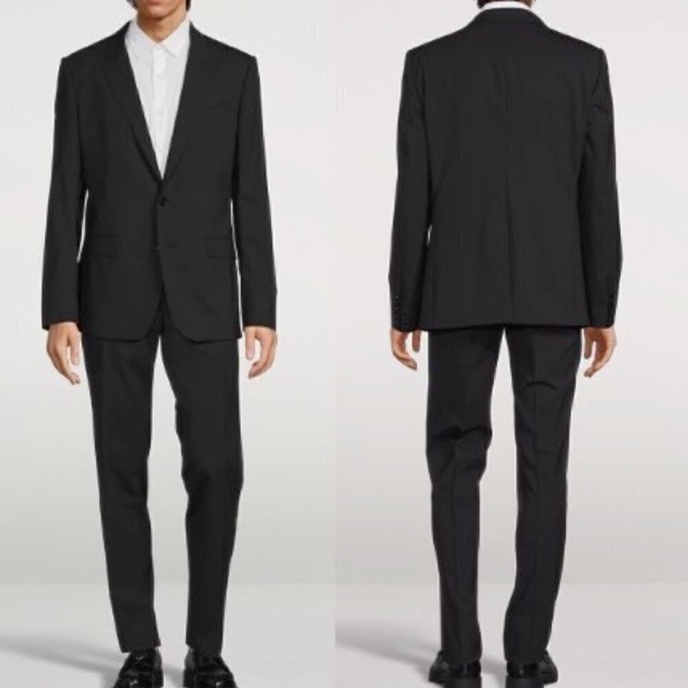 DOLCE & GABBANA D&G Martini Black Jacket & Pant Suit, Reg Tailored 40 Reg 34x29
